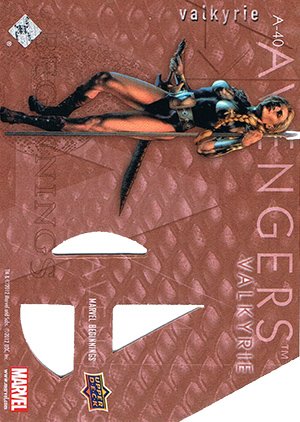Upper Deck Marvel Beginnings Series II Die-Cut Avengers Card A-40 Valkyrie