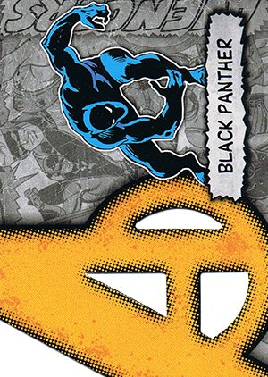 Upper Deck Marvel Beginnings Series II Die-Cut Avengers Card A-4 Black Panther