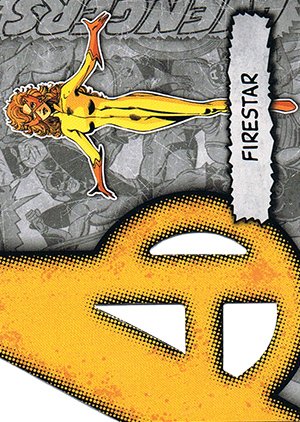 Upper Deck Marvel Beginnings Series II Die-Cut Avengers Card A-13 Firestar