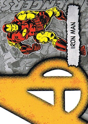 Upper Deck Marvel Beginnings Series II Die-Cut Avengers Card A-20 Iron Man
