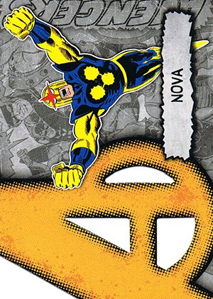 Upper Deck Marvel Beginnings Series II Die-Cut Avengers Card A-29 Nova