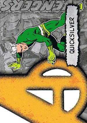 Upper Deck Marvel Beginnings Series II Die-Cut Avengers Card A-30 Quicksilver