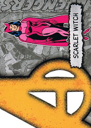 Upper Deck Marvel Beginnings Series II Die-Cut Avengers Card A-32 Scarlet Witch