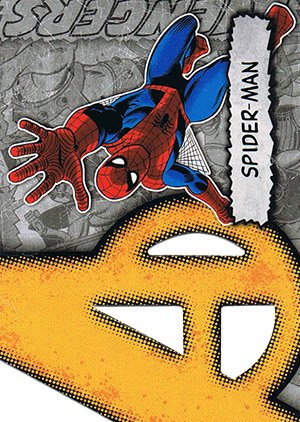 Upper Deck Marvel Beginnings Series II Die-Cut Avengers Card A-35 Spider-Man