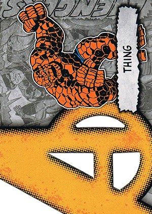 Upper Deck Marvel Beginnings Series II Die-Cut Avengers Card A-37 Thing