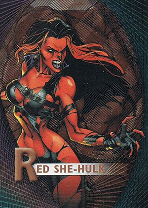 Upper Deck Marvel Beginnings Series II Marvel Prime Micromotion Card M-42 Red She-Hulk