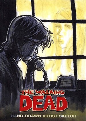 Cryptozoic The Walking Dead Comic Book Sketch Card  Thomas Boatwright