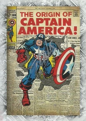 Upper Deck Marvel Beginnings Series II Break Through Autograph Card B-51 Captain America #109