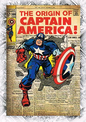 Upper Deck Marvel Beginnings Series II Break Through Card B-51 Captain America #109