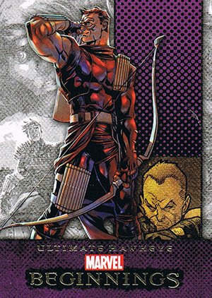 Upper Deck Marvel Beginnings Series II Base Card 197 Ultimate Hawkeye
