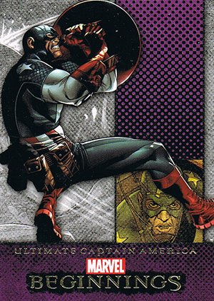 Upper Deck Marvel Beginnings Series II Base Card 200 Ultimate Captain America