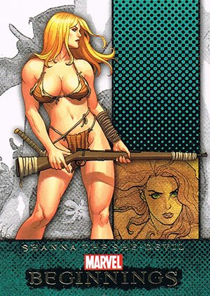 Upper Deck Marvel Beginnings Series II Base Card 207 Shanna The She-Devil