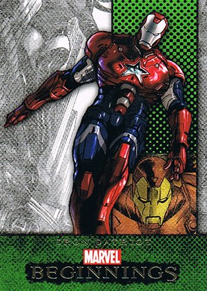 Upper Deck Marvel Beginnings Series II Base Card 283 Iron Patriot