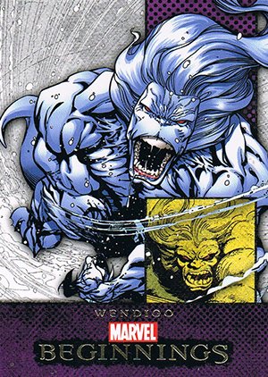 Upper Deck Marvel Beginnings Series II Base Card 338 Wendigo