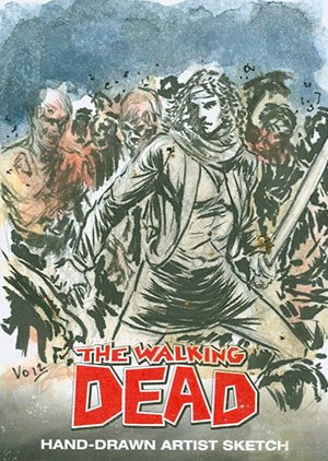 Cryptozoic The Walking Dead Comic Book Sketch Card  Vo