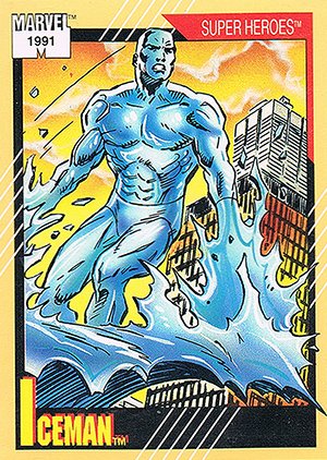 Impel Marvel Universe II Base Card 8 Iceman