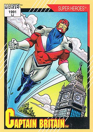 Impel Marvel Universe II Base Card 12 Captain Britain