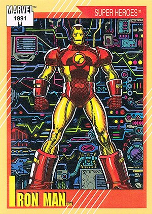 Impel Marvel Universe II Base Card 13 Iron Man