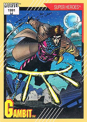 Impel Marvel Universe II Base Card 17 Gambit