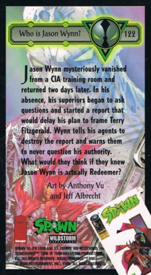 Image/Wildstorm Spawn Base Card 122 Who is Jason Wynn?
