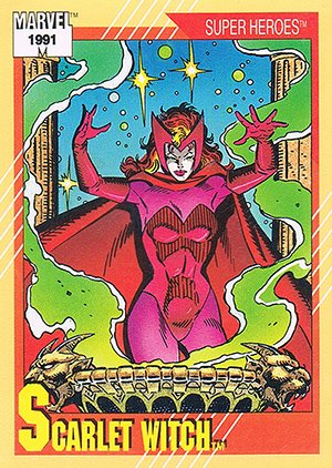 Impel Marvel Universe II Base Card 26 Scarlet Witch