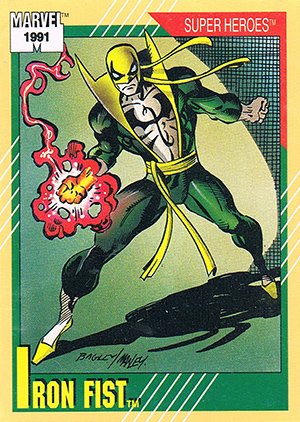 Impel Marvel Universe II Base Card 28 Iron Fist