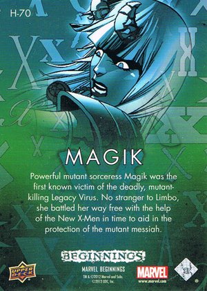 Upper Deck Marvel Beginnings Series II Holograms H-70 Magik