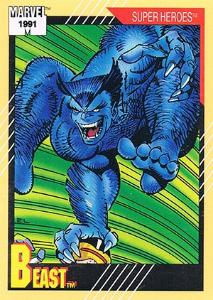 Impel Marvel Universe II Base Card 40 Beast