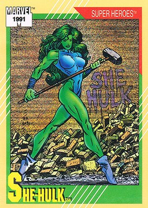 Impel Marvel Universe II Base Card 43 She-Hulk