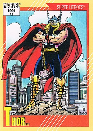 Impel Marvel Universe II Base Card 48 Thor