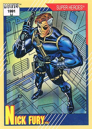 Impel Marvel Universe II Base Card 52 Nick Fury
