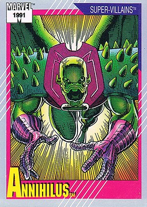 Impel Marvel Universe II Base Card 72 Annihilus