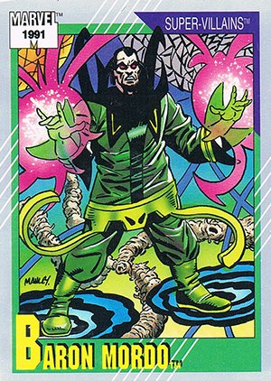 Impel Marvel Universe II Base Card 76 Baron Mordo