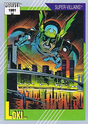 Impel Marvel Universe II Base Card 89 Loki