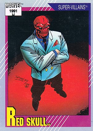 Impel Marvel Universe II Base Card 90 Red Skull