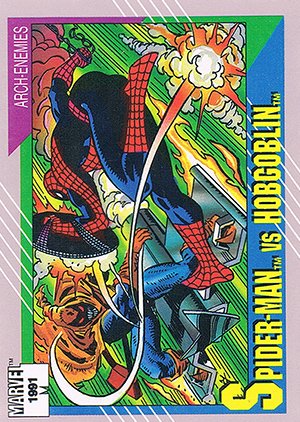Impel Marvel Universe II Base Card 98 Spider-Man vs. Hobgoblin