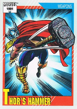 Impel Marvel Universe II Base Card 128 Thor's Hammer