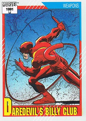 Impel Marvel Universe II Base Card 129 Daredevil's Billy Club