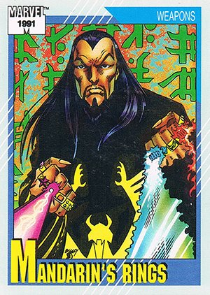 Impel Marvel Universe II Base Card 137 Mandarin's Rings
