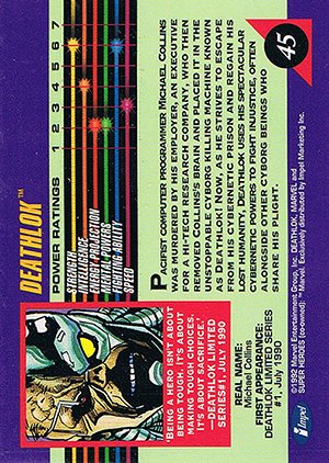 Impel Marvel Universe III Base Card 45 Deathlok