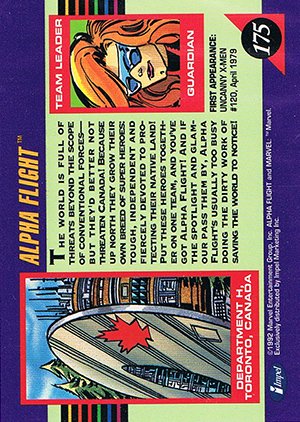 Impel Marvel Universe III Base Card 175 Alpha Flight