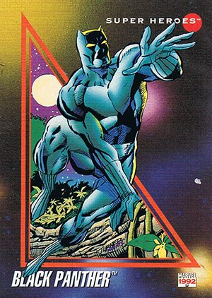 Impel Marvel Universe III Base Card 23 Black Panther