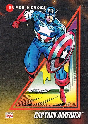 Impel Marvel Universe III Base Card 37 Captain America