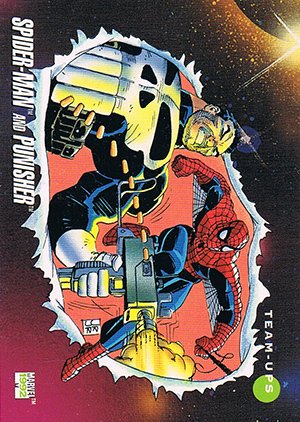 Impel Marvel Universe III Base Card 73 Spider-Man and Punisher