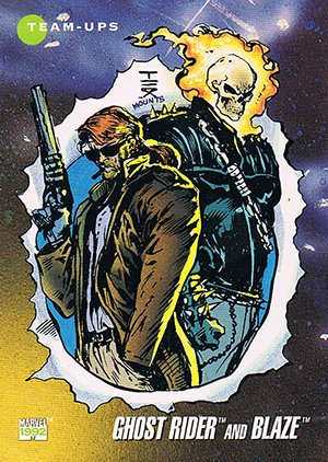 Impel Marvel Universe III Base Card 79 Ghost Rider and Blaze