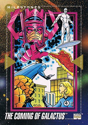 Impel Marvel Universe III Base Card 196 The Coming of Galactus