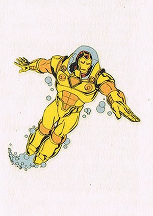 Fleer/Skybox Marvel Vision Tattoos Fleer10 Iron Man
