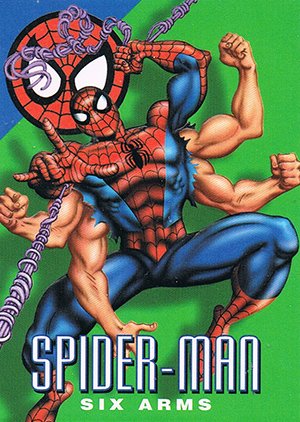 Fleer/Skybox Marvel Vision Base Card 3 Spider-Man - Six Arms