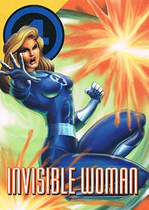 Fleer/Skybox Marvel Vision Base Card 56 Invisible Woman