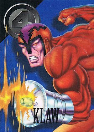 Fleer/Skybox Marvel Vision Base Card 62 Klaw